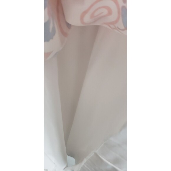 SHEIN Dress Womens XL Boho Floral Print Puff Sleeve V Neck Multicolor Festival - Picture 4 of 10